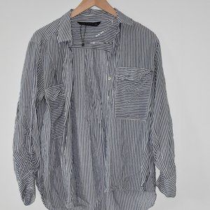 Zara, Stripped Blouse, Size M